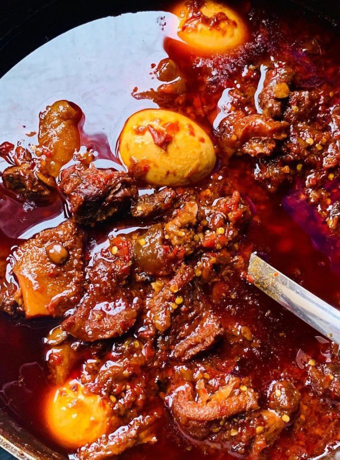 Obe Alhaja Risi (Red Pepper Ayamase)